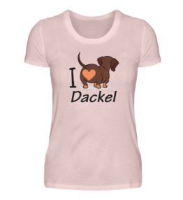 I love Dackel T-Shirt für Männlein und Weiblein in verschiedenen Farben und Ausführungen