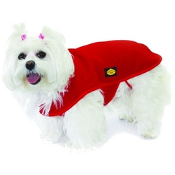 Fashion Dog Hundemantel Fleece-Hundemantel – Rot 36 cm